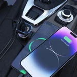 RECCI RCC-N21 95W Transparent Car Charger with Digital Display - Black - Image 4