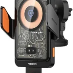شاحن سيارة لاسلكي Recci وحامل هاتف 15W - RHO-C38