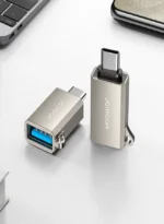 Joyroom S-H151 USB-C to USB-A (Female) Adapter with Lanyard Hole, Silver - Image 8