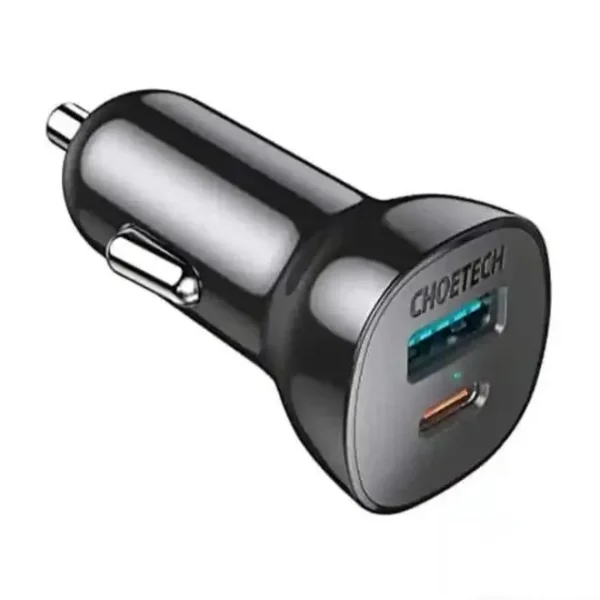 شاحن سيارة Choetech فائق السرعة 38 واط (PD20W + QC3.0)