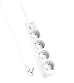 Anker Power Strip (4 في 1) مع حماية من زيادة التيار، أبيض | A9143L21