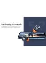 ⁦سماعات أذن لاسلكية Oraimo AirBuds 3 OEB-E11D زرقاء - أداء صوتي مذهل⁩ - الصورة ⁦4⁩
