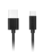 "كابل Choetech USB-A إلى Type-C PVC أسود (عبوة بيع بالتجزئة جديدة) "