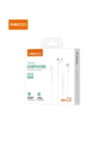 RECCI REP-L27 HD SOUND (Type-C) Wired Earphones - White - Image 5