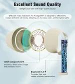 Choetech BH-T24 TWS Wireless Bluetooth Earphones - Pearl White - Image 2