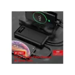 ⁦باور بانك 3×1 بسعة 10000mAh– منافذ USB، مايكرو وType-C (PB41)⁩ - الصورة ⁦6⁩