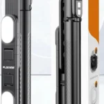 حامل ثلاثي لعصا سيلفي Plokama Live K10 pro مزود بإضاءة LED وجهاز تحكم بلوتوث – ارتفاع 200 سم – أسود