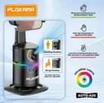 ⁦مثبت الموبايل Plokama AUTO-A20 مع تتبع تلقائي للوجه 360° وريموت تحكم – مخرج Type-C⁩ - الصورة ⁦7⁩