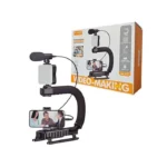 مجموعة بلوكاما PK-777 – مثبت يدوي محمول لتصوير الفيديو بشكل ULC Shape مع حامل احترافي لصناعة المحتوى