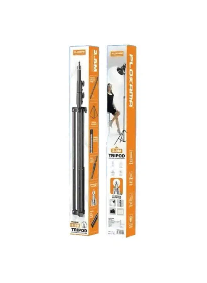 Plokama PK-280D 2.8m Professional Camera Tripod – Strong