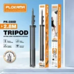 حامل كاميرا احترافي Plokama PK-280D بارتفاع 2.8 متر – ترايبود تصوير قوي ومتين