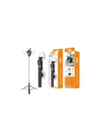 ⁦حامل موبايل Plokama Live K9pro بارتفاع 170 سم مع مصباح LED للبث المباشر – أسود⁩ - الصورة ⁦3⁩