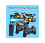 ⁦جهاز ألعاب وأتاري مع يد تحكم لاسلكية Wireless Controller Gamepad – لون أسود⁩ - الصورة ⁦2⁩