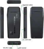 ⁦جهاز ألعاب وأتاري مع يد تحكم لاسلكية Wireless Controller Gamepad – لون أسود⁩ - الصورة ⁦10⁩