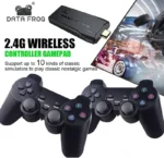 ⁦جهاز ألعاب وأتاري مع يد تحكم لاسلكية Wireless Controller Gamepad – لون أسود⁩ - الصورة ⁦7⁩