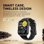 ⁦ساعة أورايمو الذكية oraimo Watch 6N - مكالمات بلوتوث وشاشة كاملة عالية الوضوح⁩ - الصورة ⁦2⁩