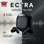 ⁦سماعات أذن Kieslect Ectra Earbuds Free اللاسلكية مع تقنية إلغاء الضوضاء (ANC) – أسود⁩ - الصورة ⁦2⁩